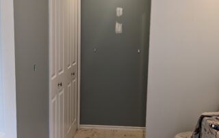 interior house painting - coat of paint