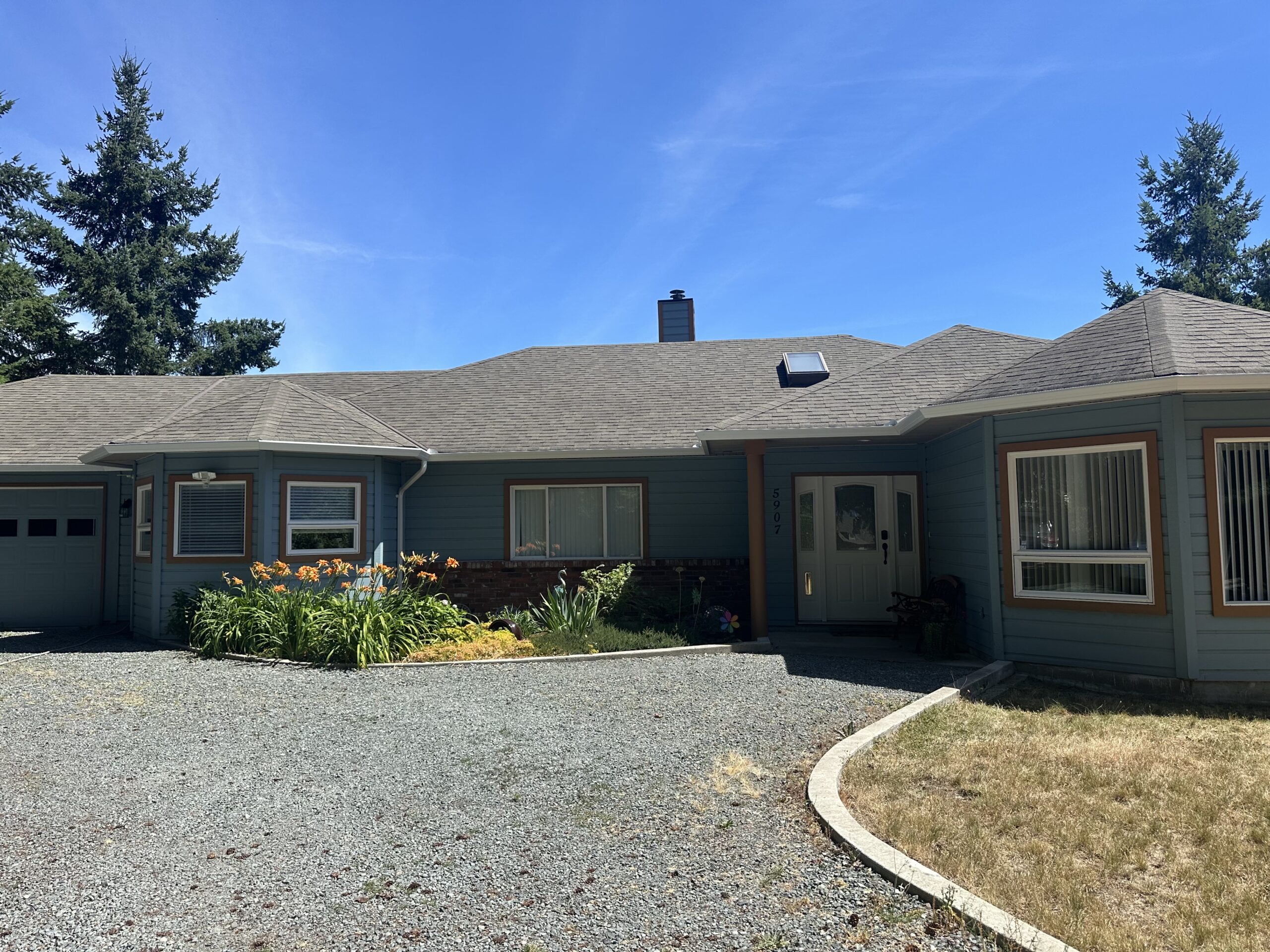 Full Exterior Repaint Duncan BC 2-Story Home